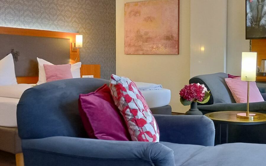 Junior Suite von innen im Hotel Alexa in Bad Mergentheim.